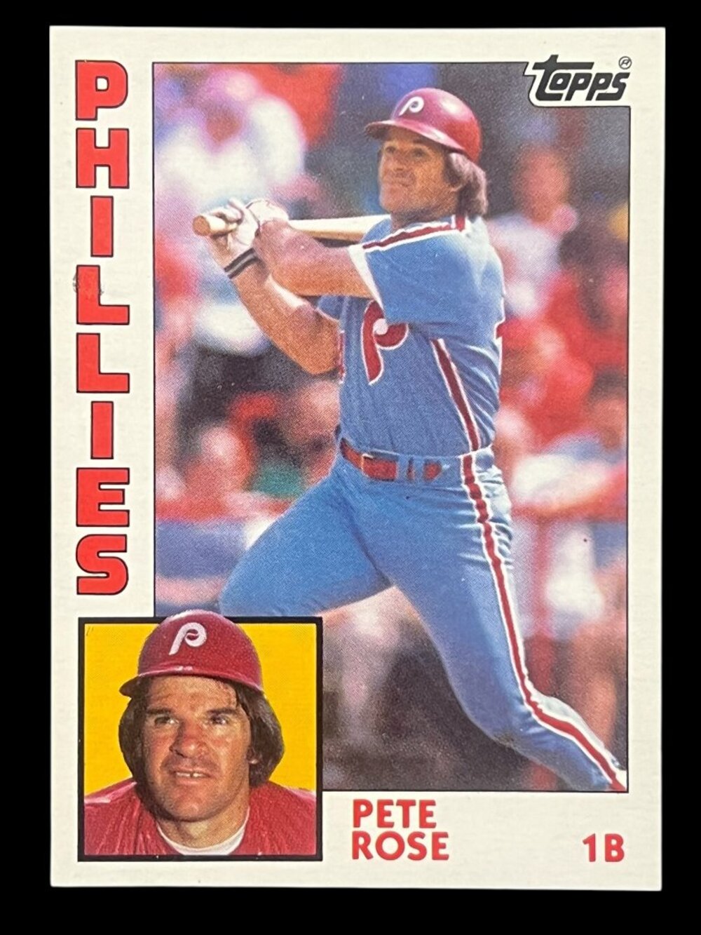 Pete Rose 1984 Topps #300 - NM or better - Phillies - HOF